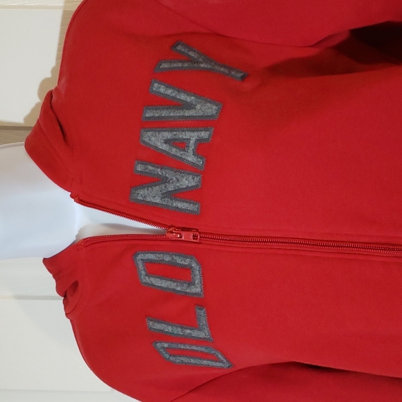 Old Navy Red cotton Blend Hoodie - Picture 3 of 8